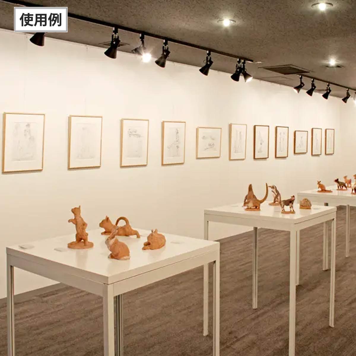 スクエア展示台(側板なし) H900