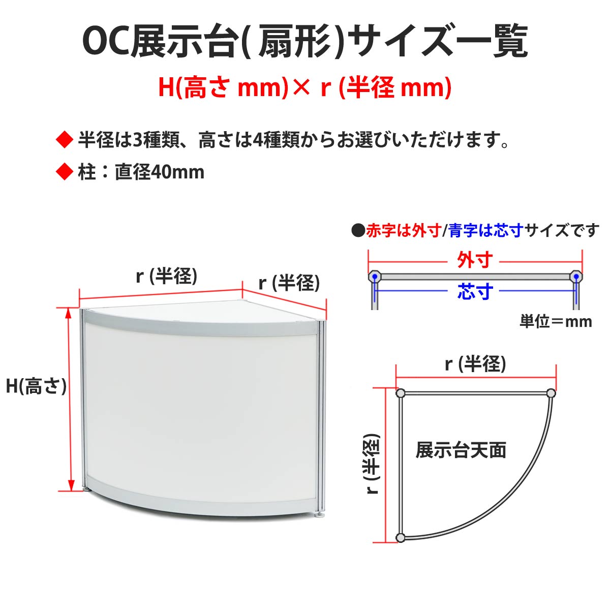 OC展示台(扇形)