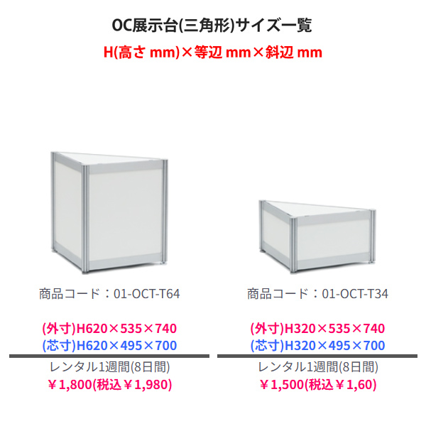 OC展示台(三角形)